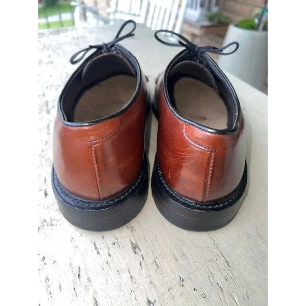 HANOVER (U.S.A.), Brown SHELL CORDOVAN Blucher (Derby), Circa 1980 Mn’s Sz 11E/C